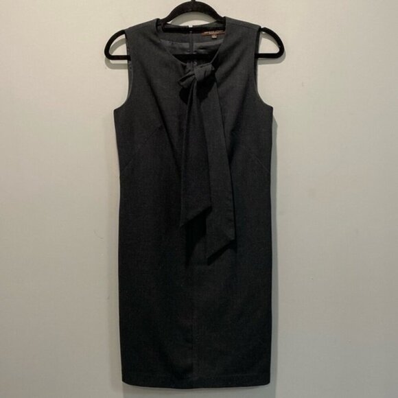 Adrienne Vittadini Gray Dress Sleeveless size 4 - Picture 3 of 13